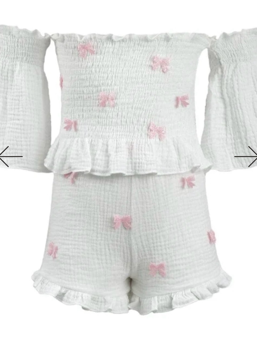 NWT Lola + The Boys Hailey Bow Set 2T